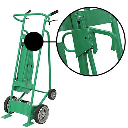 VALLEY CRAFT Powered Hand Truck, 800 lb, w/Solid Rubber F89503L