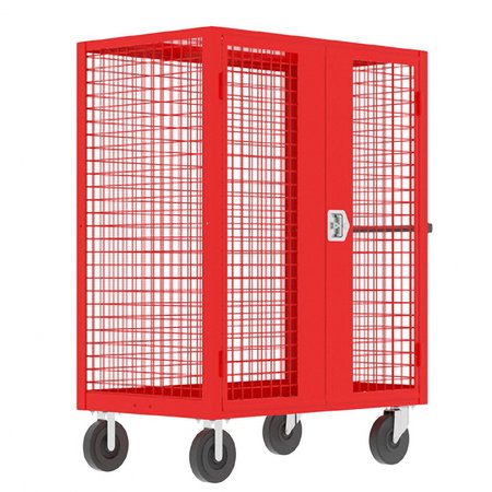 VALLEY CRAFT Security Cart, 60X30", Red F89556VCRD