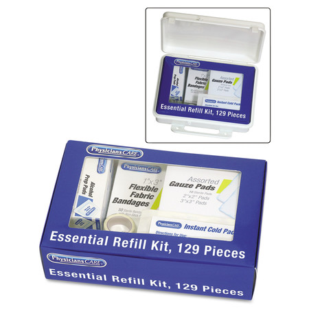 Acme United Essential Refill Kit, 129 Pieces/Kit 90137