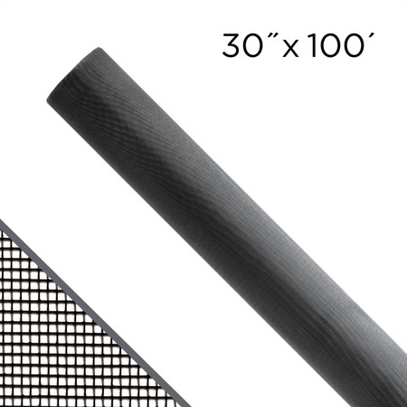 ADFORS Aluminum Black, 30" x 100FT FCS9166-M