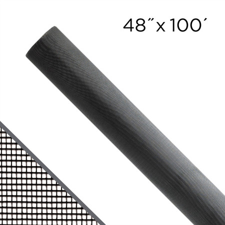 ADFORS Aluminum Black, 48" x 100FT FCS9195-M