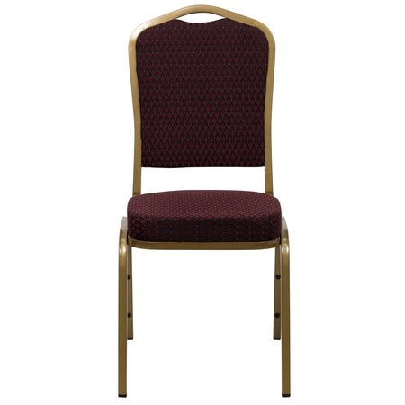 Flash Furniture Banquet Chair, 20-1/4"L38"H, FabricSeat, HerculesSeries FD-C01-ALLGOLD-EFE1679-GG