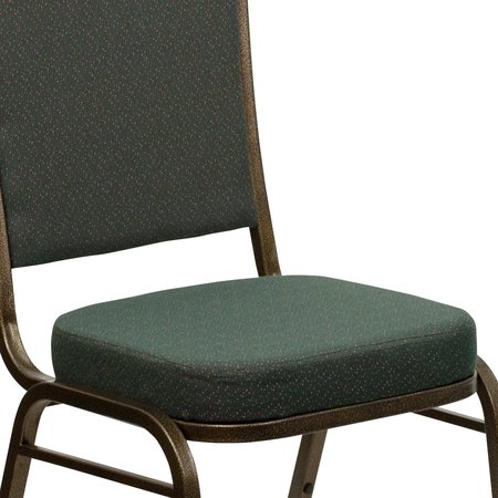 Flash Furniture Banquet Chair, 20-1/4"L38"H, FabricSeat, HerculesSeries FD-C01-GOLDVEIN-0640-GG