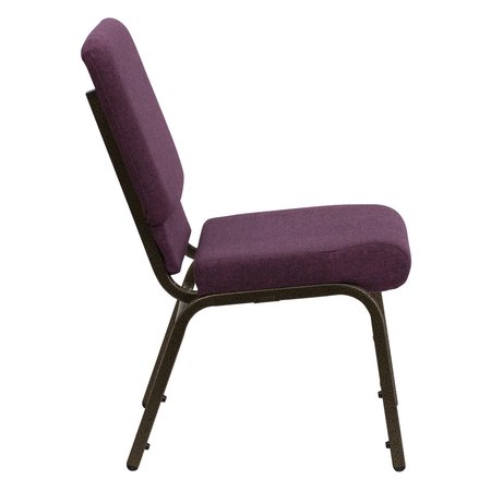 Flash Furniture Church Chair, 25"L33-1/4"H, FabricSeat, HerculesSeries FD-CH02185-GV-005-GG