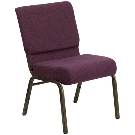 Flash Furniture Church Chair, 25"L33"H, FabricSeat, HerculesSeries FD-CH0221-4-GV-005-GG