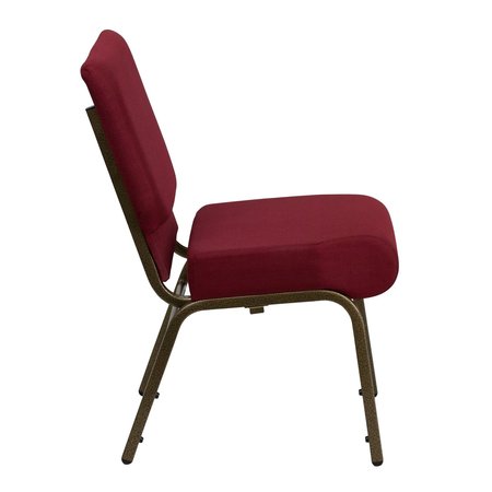 Flash Furniture Church Chair, 25" L 33" H, Fabric Seat, Hercules Series FD-CH0221-4-GV-3169-GG
