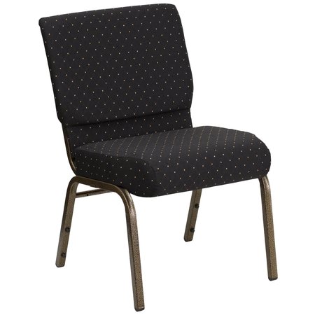 Flash Furniture Church Chair, 25" L 33" H, Fabric Seat, Hercules Series FD-CH0221-4-GV-S0806-GG
