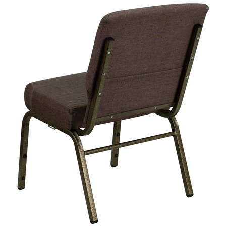 Flash Furniture Church Chair, 25" L 33" H, Fabric Seat, Hercules Series FD-CH0221-4-GV-S0819-GG