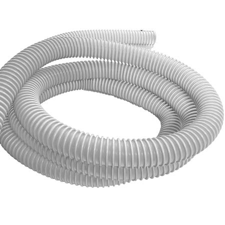 DELFIN INDUSTRIAL Hose, 50 roll, White Helix c, 50mm(2") FH0033.50.50