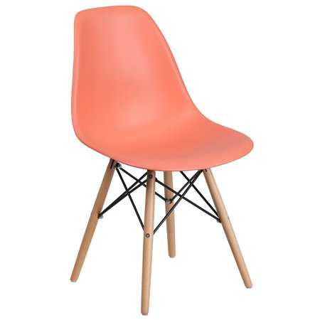 Flash Furniture Chair, 22-1/2"L31-1/2"H, ElonSeries FH-130-DPP-PE-GG