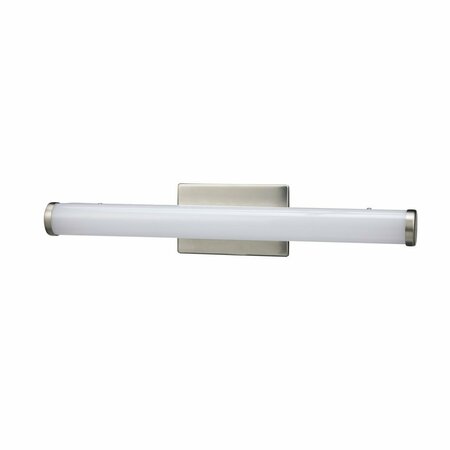 LITHONIA LIGHTING Brushed Nickel Contemporary Cylinder Van FMVCCL 24IN MVOLT 30K 90CRI BN M6