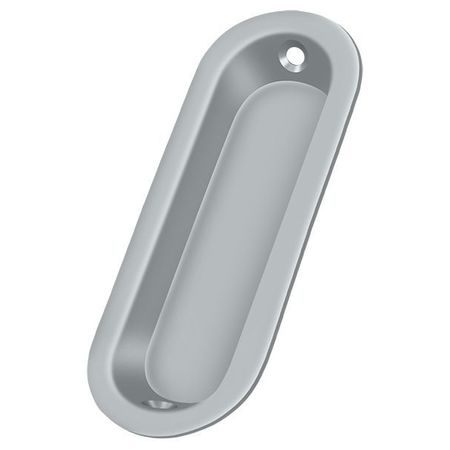 DELTANA Flush Pull, Oblong, 3-1/2" X 11/4" X 5/16" Satin Chrome FP223U26D