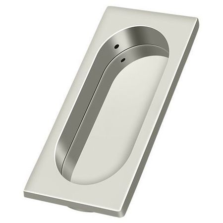 Deltana Flush Pull, Large, 4" X 1-5/8" X 3/8" Bright Nickel FP4134U14