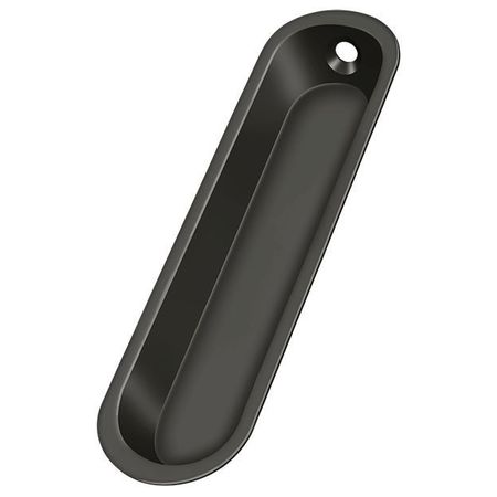 DELTANA Flush Pull, 4" X 1" X 1/2" Oil Rubbed Bronze FP828U10B