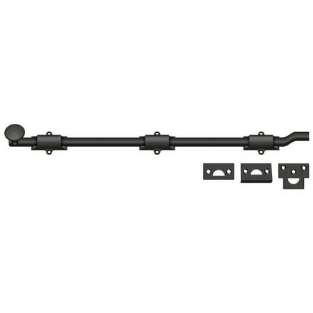 DELTANA Surface Bolt With Off-Set, Heavy Duty Oil Rubbed Bronze 18" FPG1810B