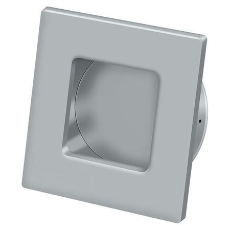 DELTANA Square Heavy Duty Flush Pull Satin Chrome 2-3/4" FPS234U26D