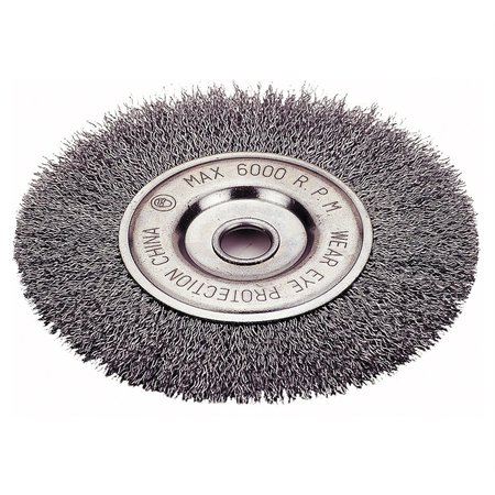 FIREPOWER Crimped-Type Wire Wheel Brush, 6" dia. FPW1423-2121