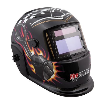 FIREPOWER Auto-Darkening Welding Helmet, Plug/Pisto FPW1441-0086