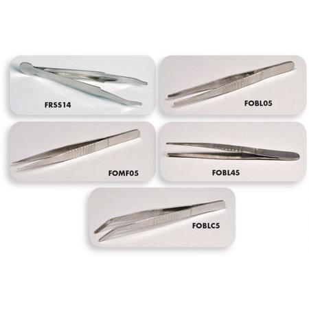 UNITED SCIENTIFIC Stainless Steel Forceps, Economy Blunt,  FOBL45