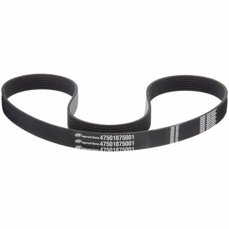 INGERSOLL-RAND 47501875001 Micro Ribbed V-Belt, 49-7/32" Outside Length, 24 33/64 mm Top Width, 5 Ribs 47501875001