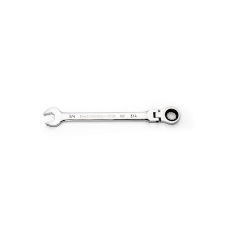 GEARWRENCH 3/4" 90-Tooth 12 Point Flex Head Ratcheting Combination Wrench 86749