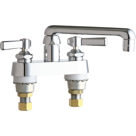 CHICAGO FAUCET Manual 4" Mount, Sink Faucet, Chrome plated 891-XKABCP