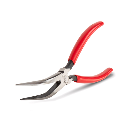 TEKTON 6 Inch 70-Degree Bent Long Nose Pliers PGF10406