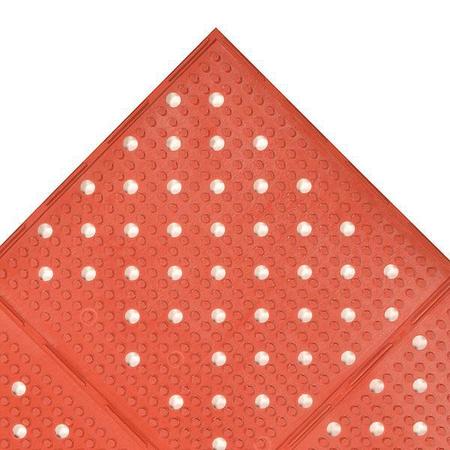 NOTRAX Red Drainage Holes Drainage Mat 3 ft. W x 8 ft. L, 3/8" T23S0038RD