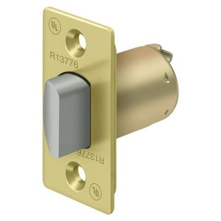 DELTANA Gr1 Regular Latch Pass/Priv, 2-3/8" Bright Brass G1RLP238U3