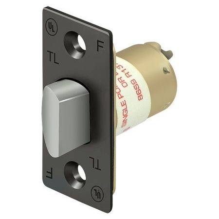 DELTANA Gr2 Regular Latch Pass/Priv, 2-3/8" Oil Rubbed Bronze G2RLP238U10B