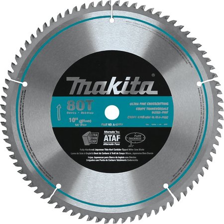 MAKITA Micro-Polished Miter Saw Blade 10", 80T A-93681