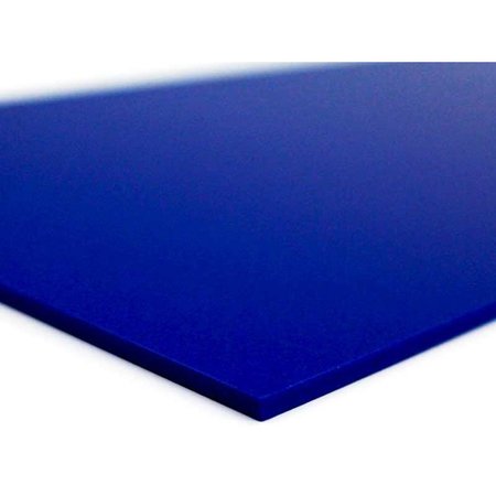 VISUAL WORKPLACE PVC-Board, Dark Blue, 6"X12 15-1924-0612-608