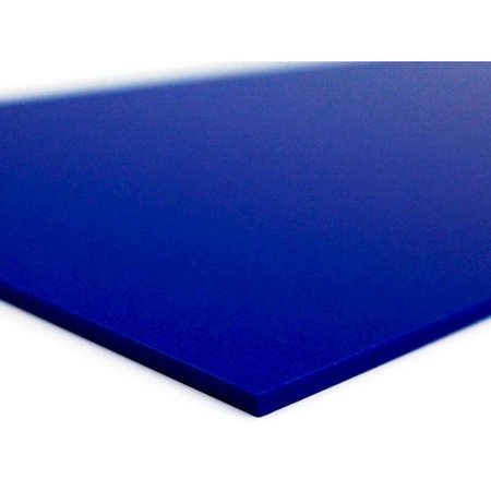 VISUAL WORKPLACE PVC-Board, Dk Blue, 24"x48 15-1924-2448-608