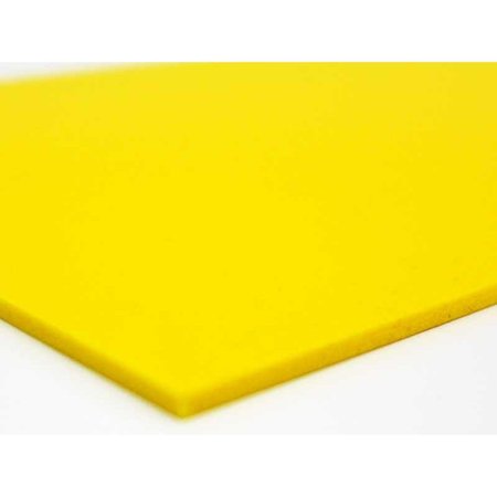 VISUAL WORKPLACE PVC-Board, Yellow, 24"x24 15-1924-2424-618