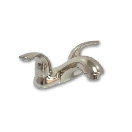 DOMINION FAUCETS Dual Handle Laboratory Faucet, Brushed Nickel 77-3291