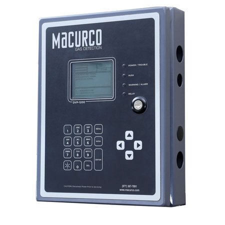 MACURCO Gas Detection Control Panel, 13 in H DVP-1200-4