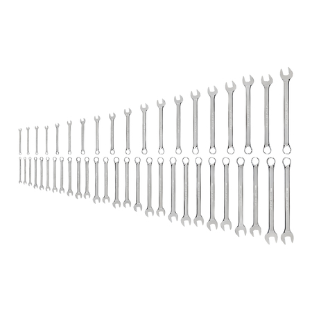 TEKTON Combination Wrench Set, 46-Piece (1/4 - 1-1/4 in., 6-32 mm) WCB90301