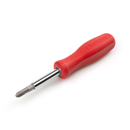 TEKTON 6-in-1 Phillips Driver (#1 x #2, #0 x #3, Red) DMS18016
