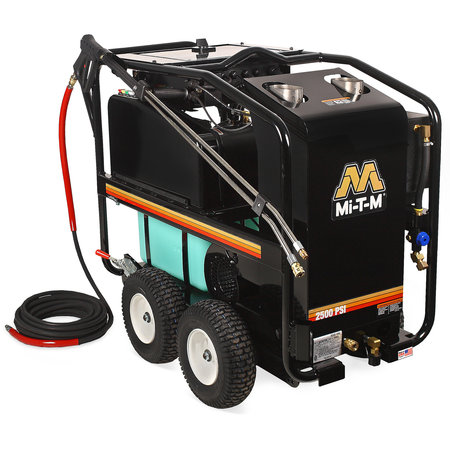 MI-T-M Medium Duty 2500 psi 3.2 gpm Hot Water Electric Pressure Washer HSE-2504-0M30