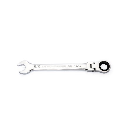 GEARWRENCH 15/16" 90-Tooth 12 Point Flex Head Ratcheting Combination Wrench 86752