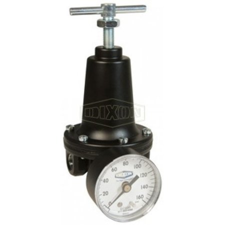 DIXON Watts Standard Regulator w/ gauge, 1/2" R119-04CG