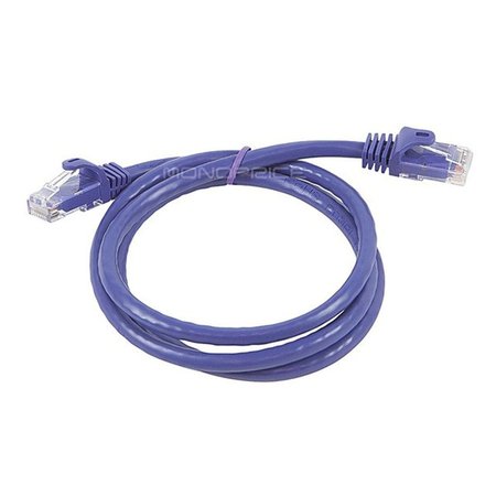Monoprice Ethernet Cable, Cat 6, Purple, 3 ft. 9849