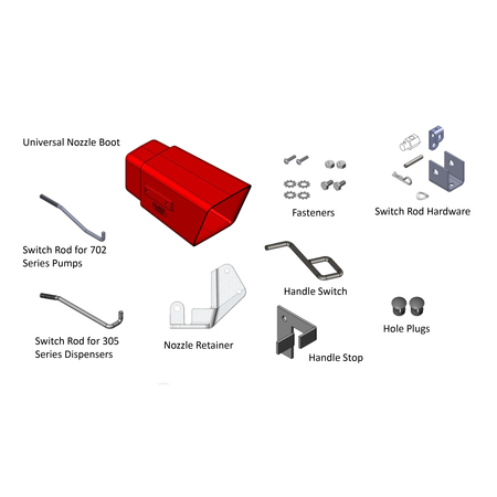 FILL-RITE Boot Switch Kit, Universal 702KTF3518