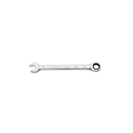 Gearwrench 17mm 90-Tooth 12 Point Ratcheting Combination Wrench 86917