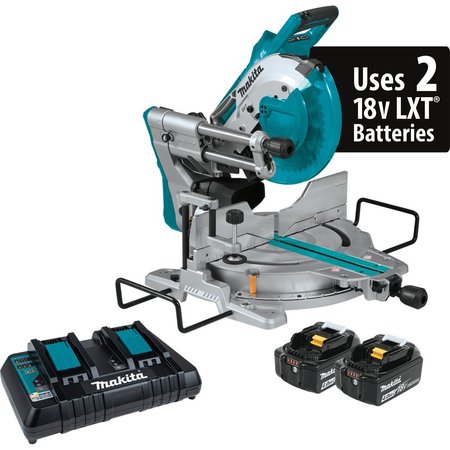 MAKITA Brushless 10" Dual-Bevel Sliding, 36V LXT XSL06PM