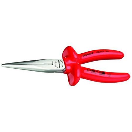 GEDORE Insulated, Needle Nose Pliers, 6-1/4" VDE 8132-160