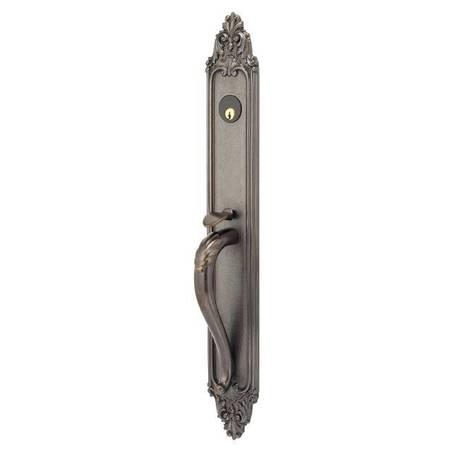 OMNIA Georgica Single Dummy Exterior Handleset Only Oil Rubbed Bronze GEORGICA.SDE.10B