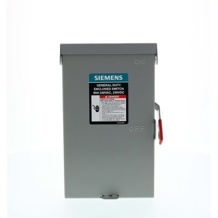 SIEMENS Safety Switch, General Duty, 2 Phase GF222NA