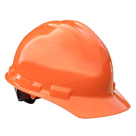 RADIANS Front Brim Hard Hat, Type 1, Class E, Ratchet (4-Point), Orange GHR4-ORANGE