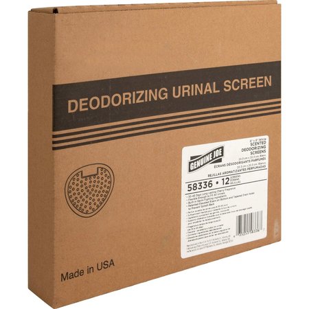 Genuine Joe Deluxe Urinal Screen, PK12 GJO58336